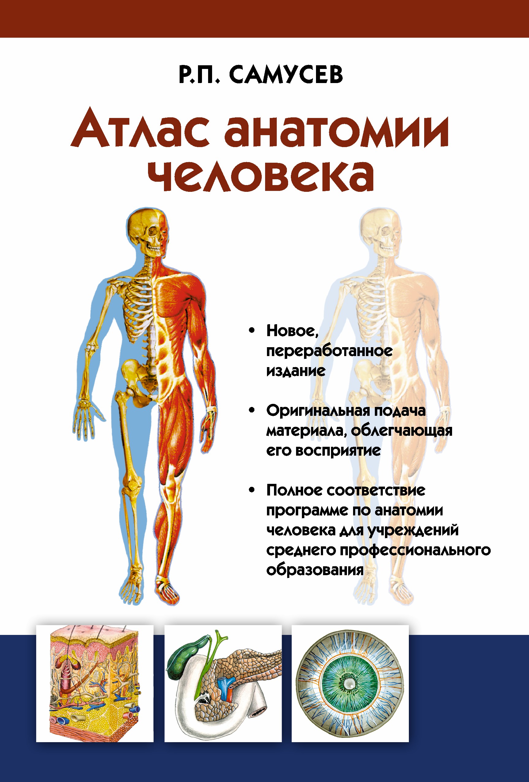 Атлас анатомии человека. Учебное пособие для студентов СПО Самусев Р.П.