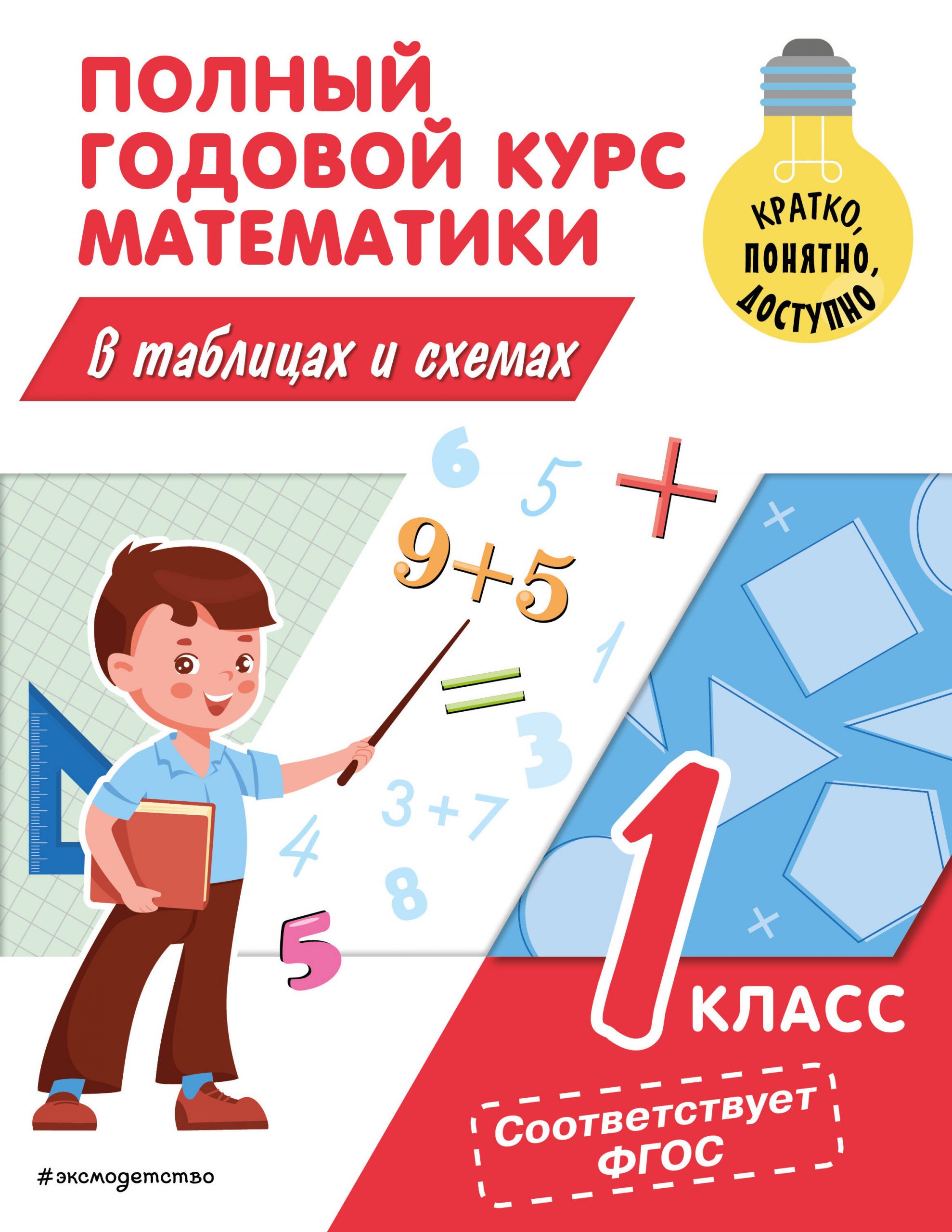 Полный годовой курс математики в таблицах и схемах. 1 класс Иванова М.А.