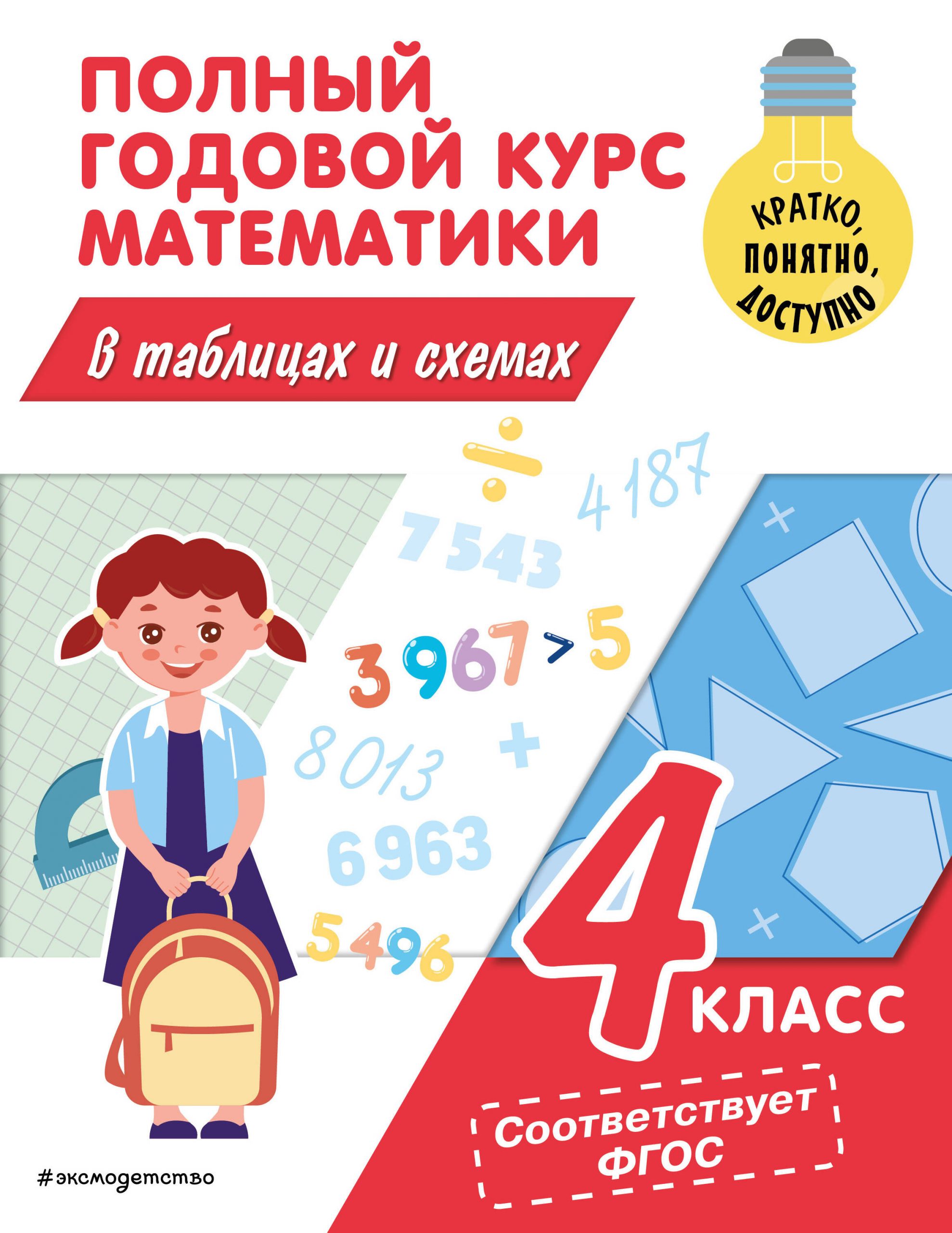 Полный годовой курс математики в таблицах и схемах: 4 класс Иванова М.А.