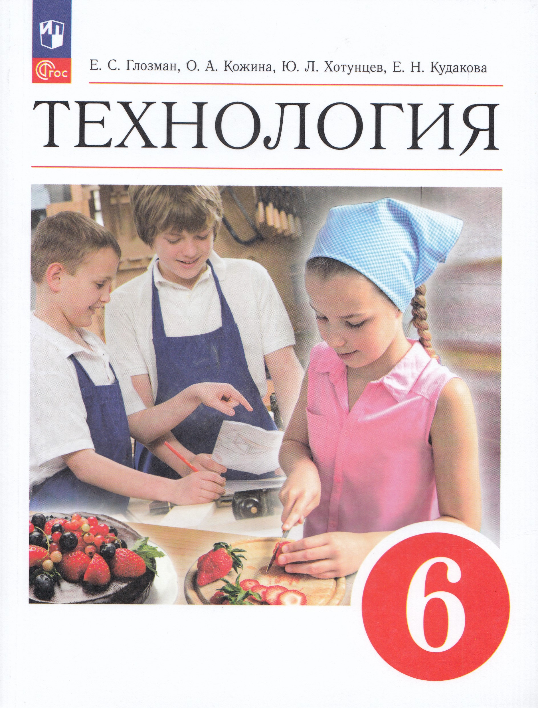Технология. 6 класс. Учебник Глозман Е.С., Кожина О.А., Хотунцев Ю.Л., Кудакова Е.Н., Глозман А.Е., Воронина В., Воронин И.
