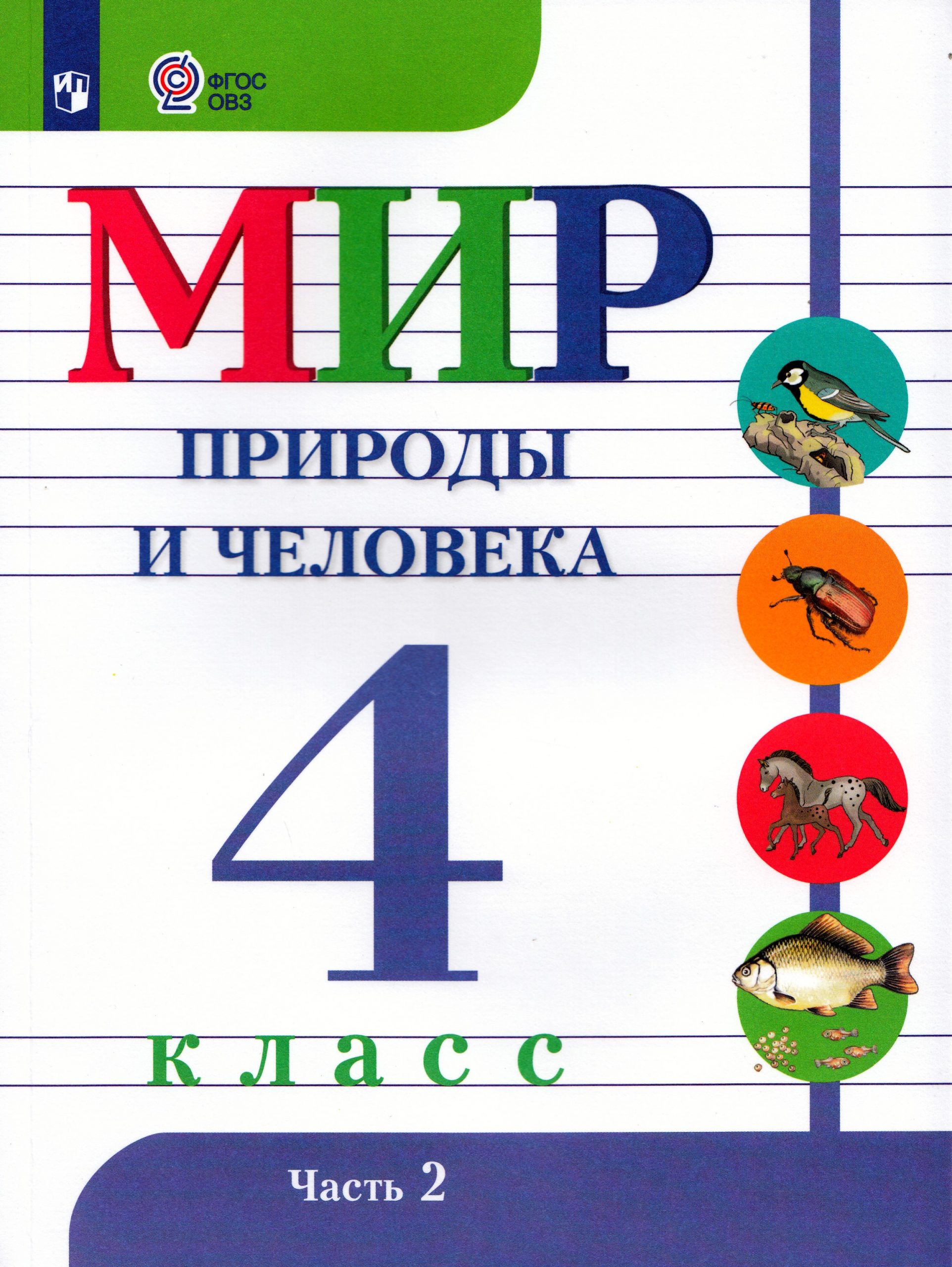 Мир природы и человека. 4 класс. Часть 2. Учебник для общеобразовательных организаций, реализующих адаптированные основные общеобразовательные программы Матвеева Н.Б., Ярочкина И.А., Попова М.А., Куртова Т.О.