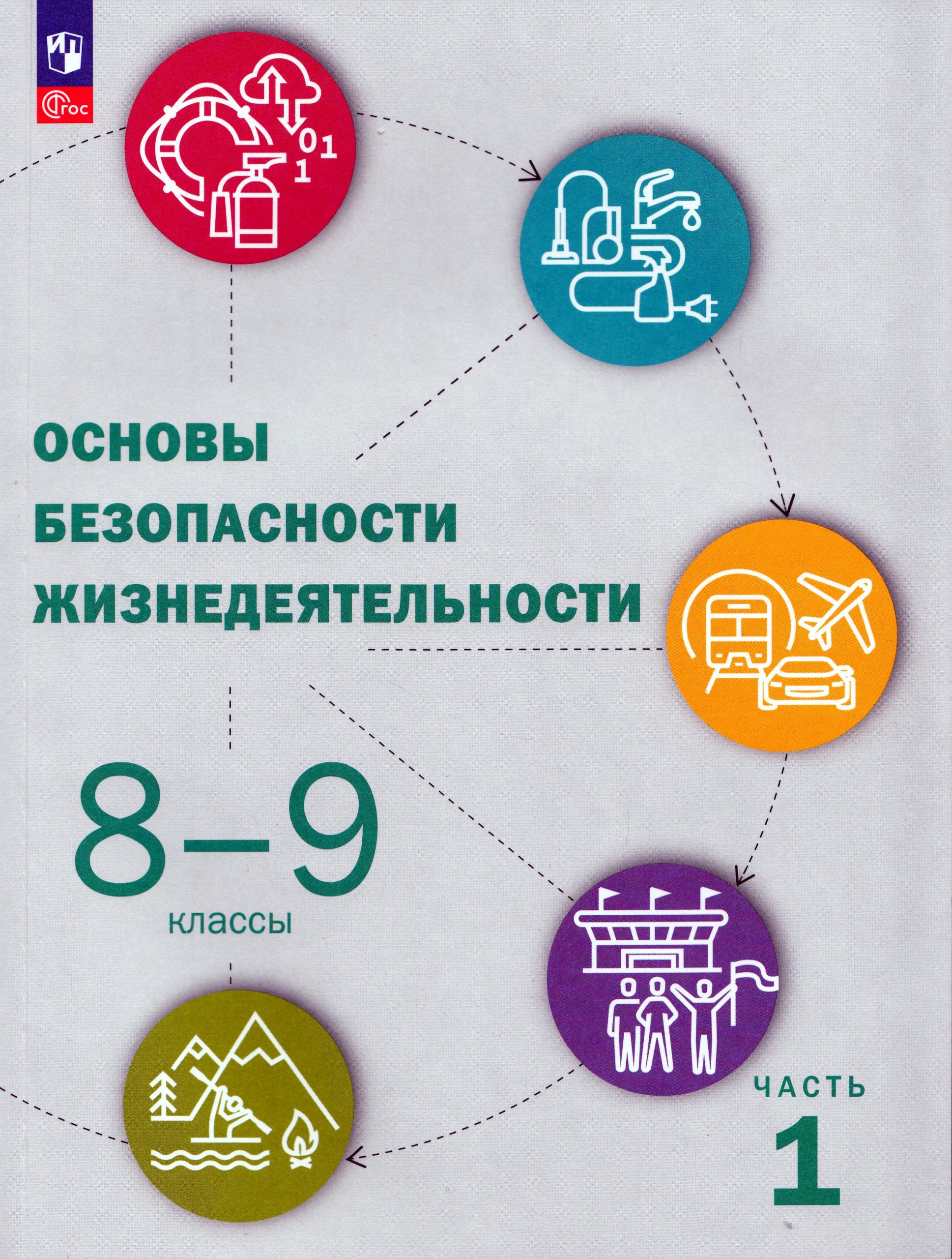 Основы безопасности жизнедеятельности. 8-9 классы. Учебник. Часть 1 Рудаков Д.П., Приорова Е.М., Позднякова О.В., Кузнецова Н.М., Жарикова М.Ф., Ермолин А.А., Грушка Л.В., Гофштейн А.И.
