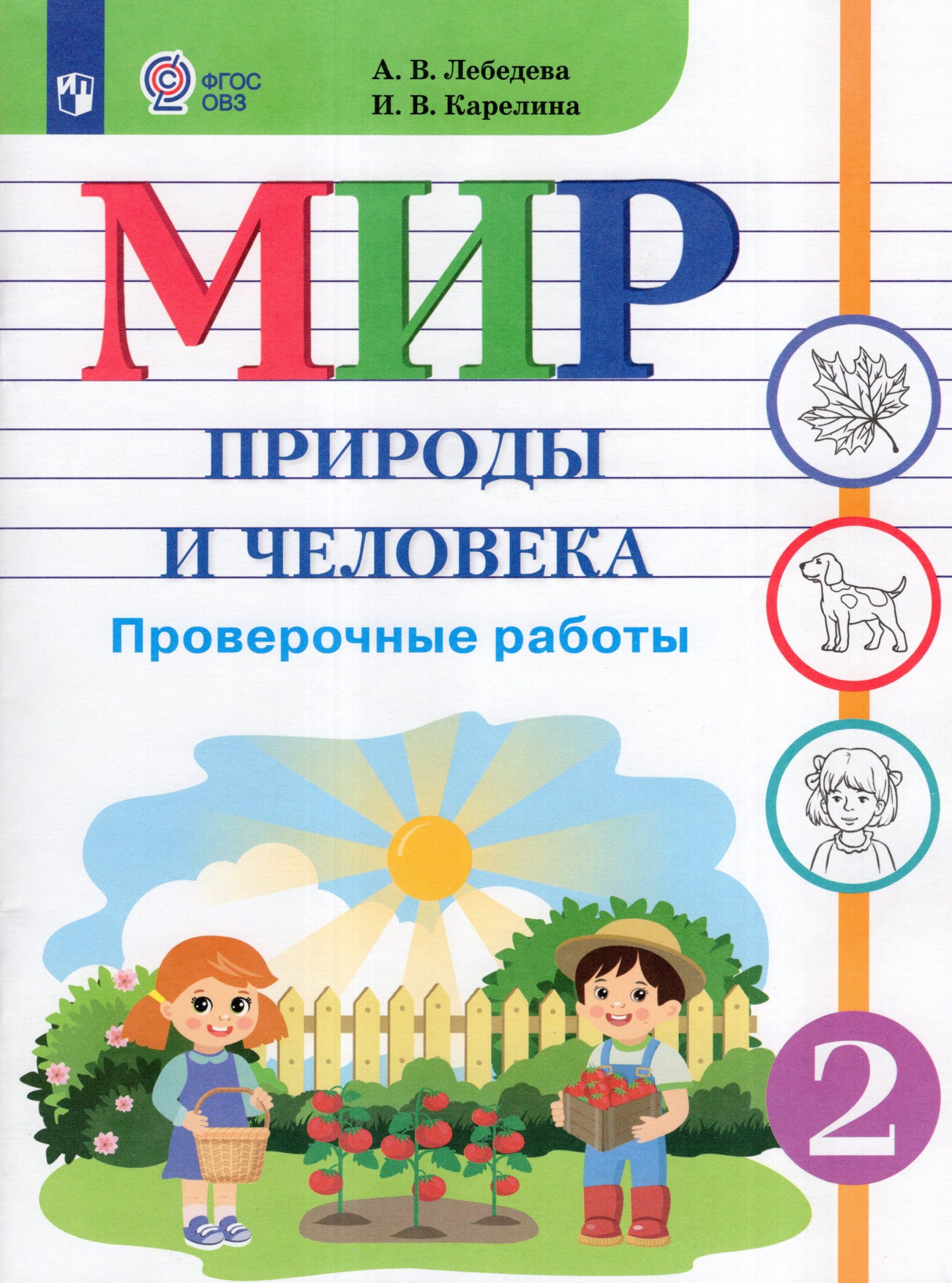 Мир природы и человека. 2 класс. Проверочные работы. Учебное пособие для общеобразовательных организаций, реализующих адаптированные основные общеобразовательные программы Лебедева А.В., Карелина И.В.