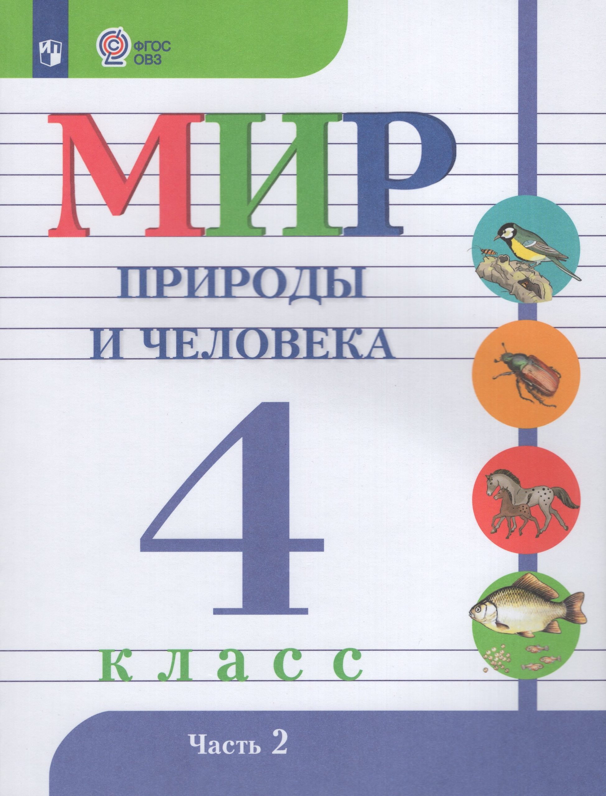 Мир природы и человека. 4 класс. Учебник для общеобразовательных организаций, реализующих адаптированные основные общеобразовательные программы. Часть 2 Матвеева Н.Б., Ярочкина И.А., Попова М.А., Куртова Т.О.