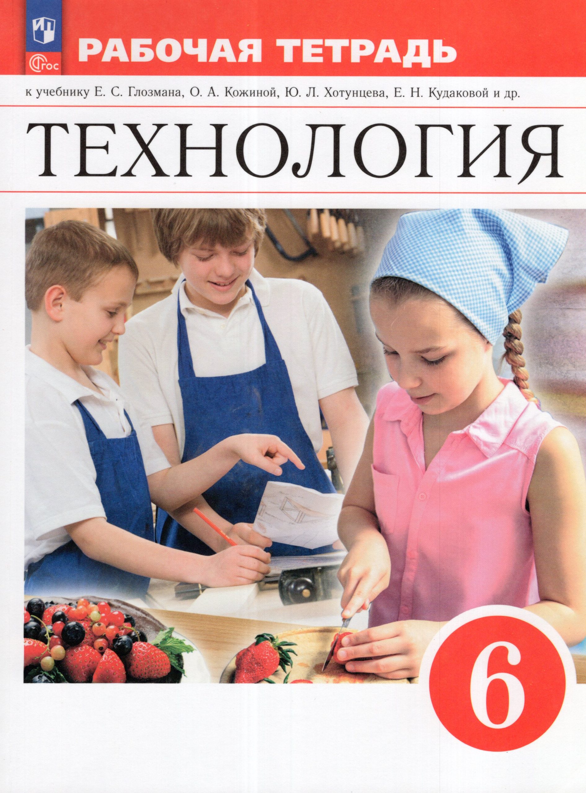 Технология. 6 класс. Рабочая тетрадь Глозман А.Е., Глозман Е.С., Кудакова Е.Н., Кожина О.А.